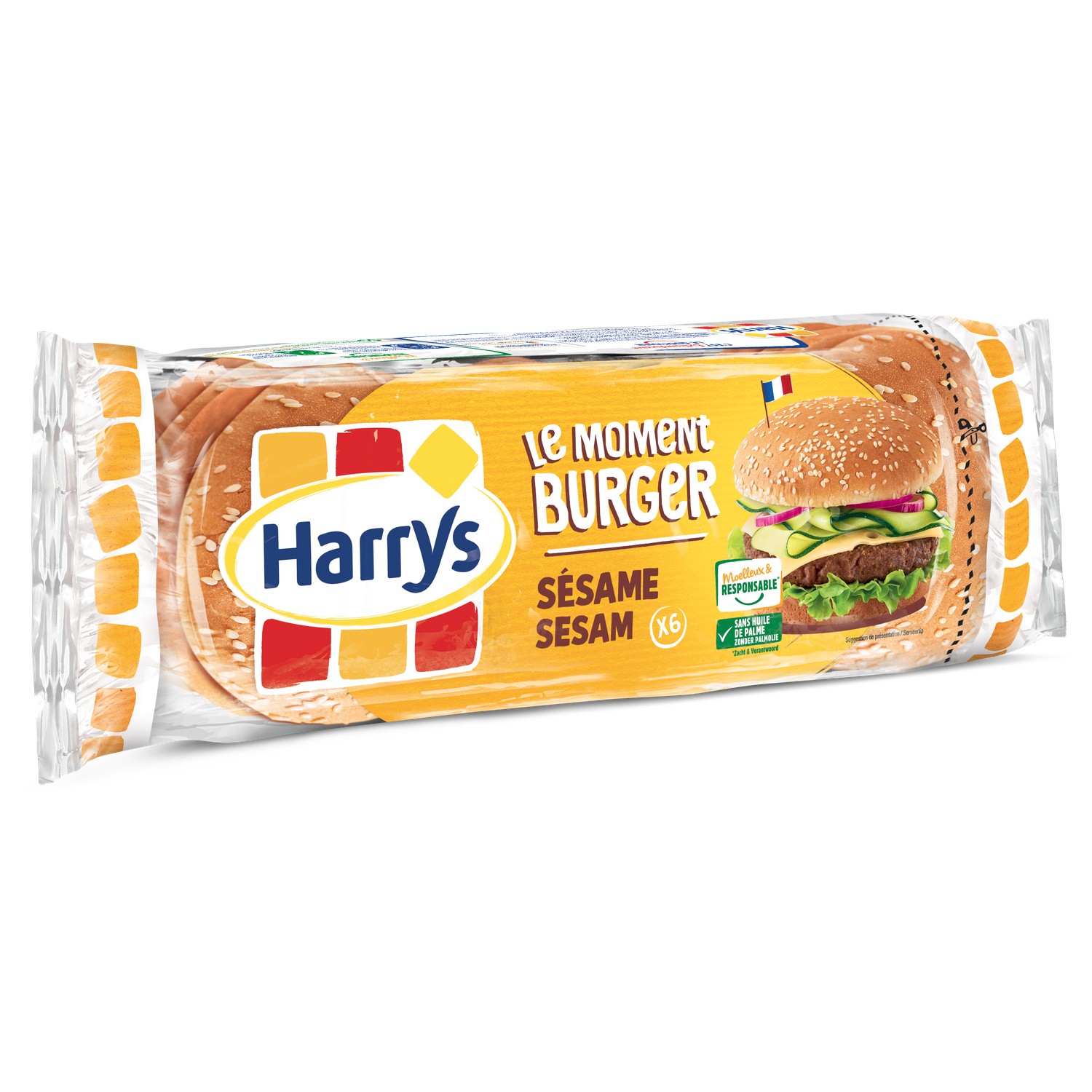 Pain Burger sésame géant HARRY'S