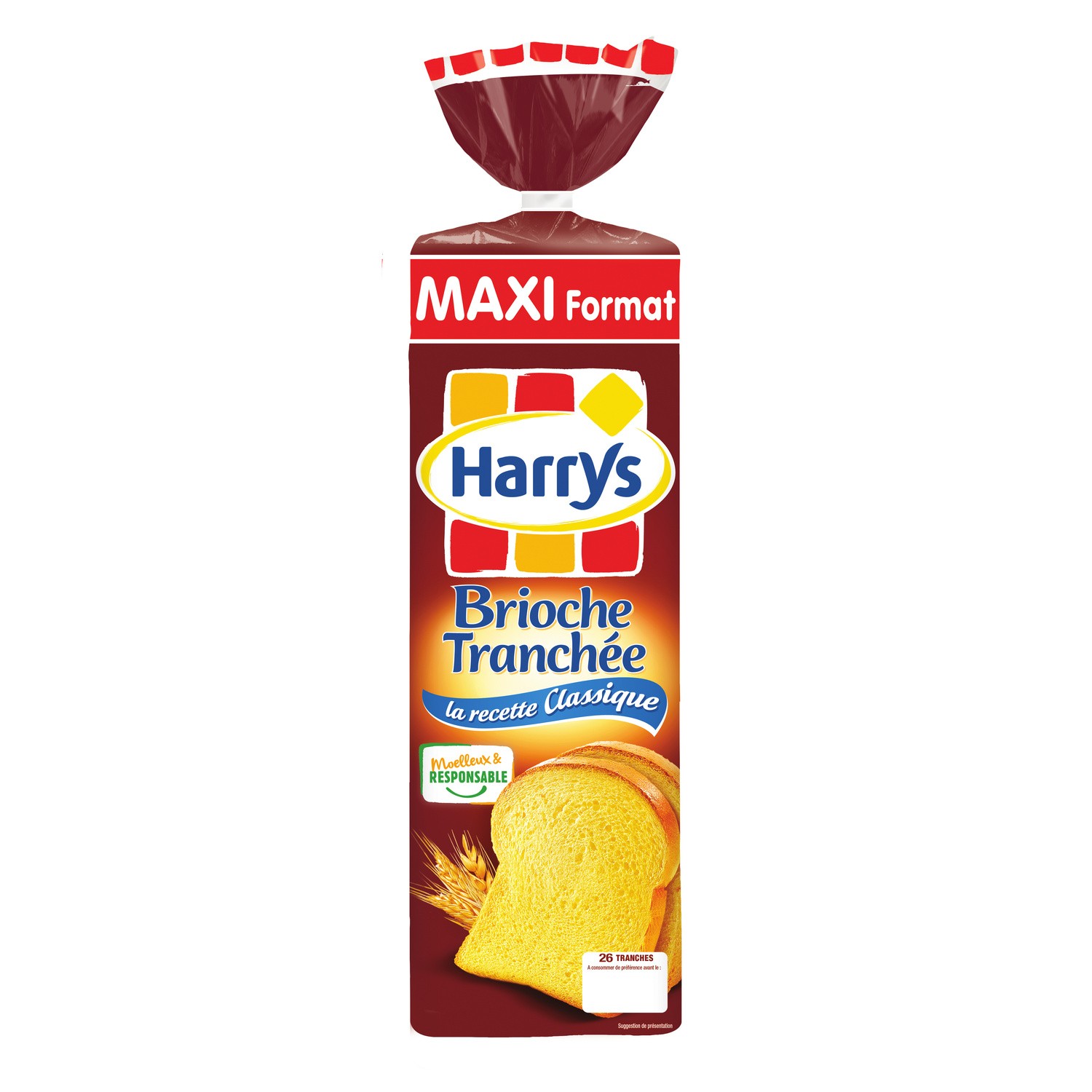 Brioche tranchée HARRY'S