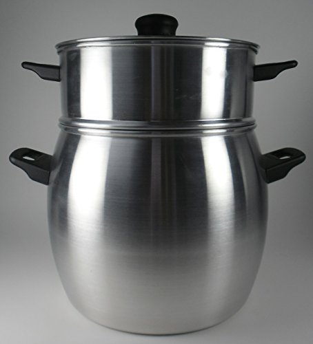 236513 couscoussier aluminium  32 x 26 x 32 cm