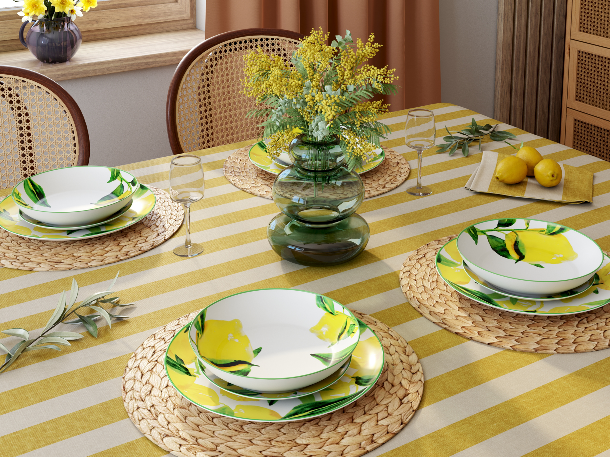 ASSIETTE PLATE 26,7 CM LEMON