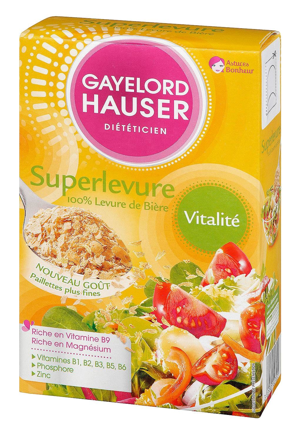 GAYELORD HAUSER Superlevure Paillettes  code EAN 3229820027005 