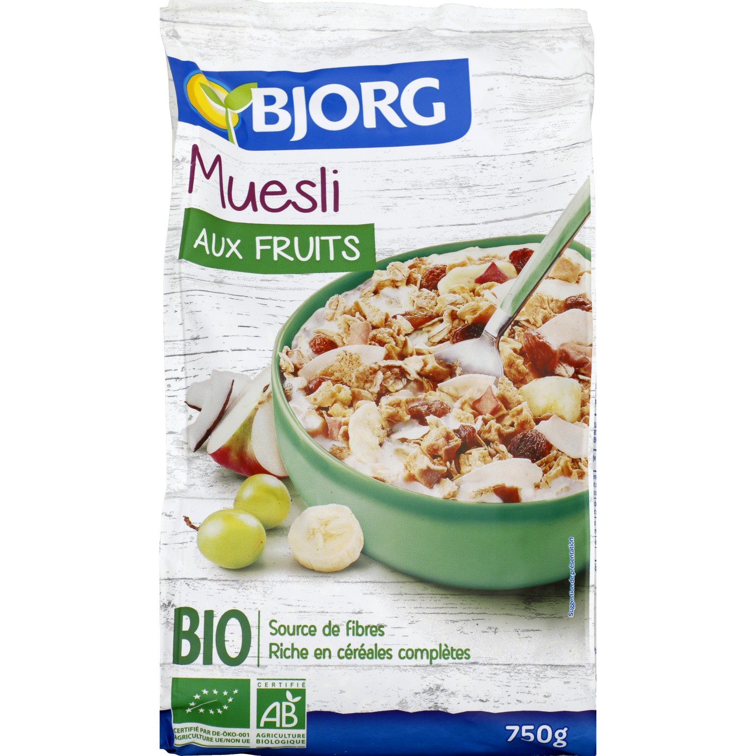 Céréales muesli aux fruits bio BJORG