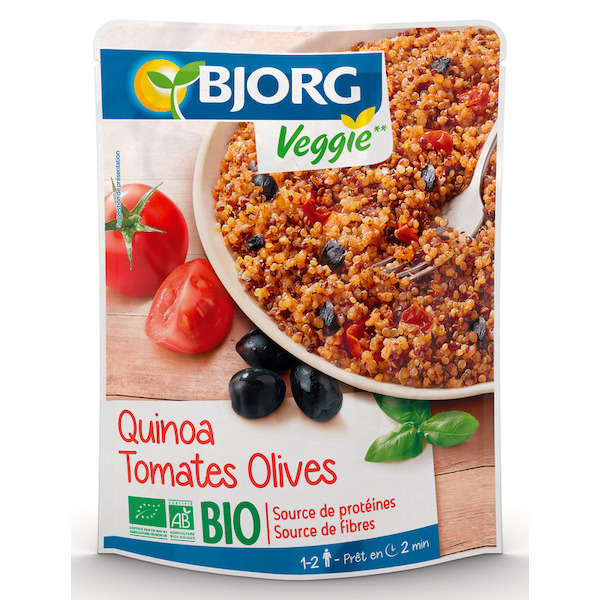  SUR LA GAMME DE REPAS PRÉPARÉS BJORG VEGGIE code EAN 3229820181899 