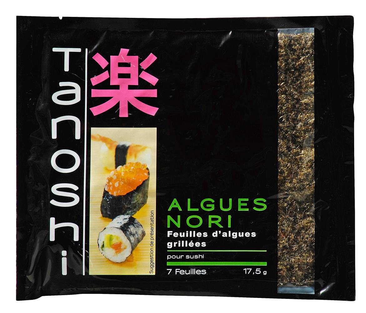 Feuilles d'algues grillées Nori TANOSHI 3229820765334 (3229820765334)
