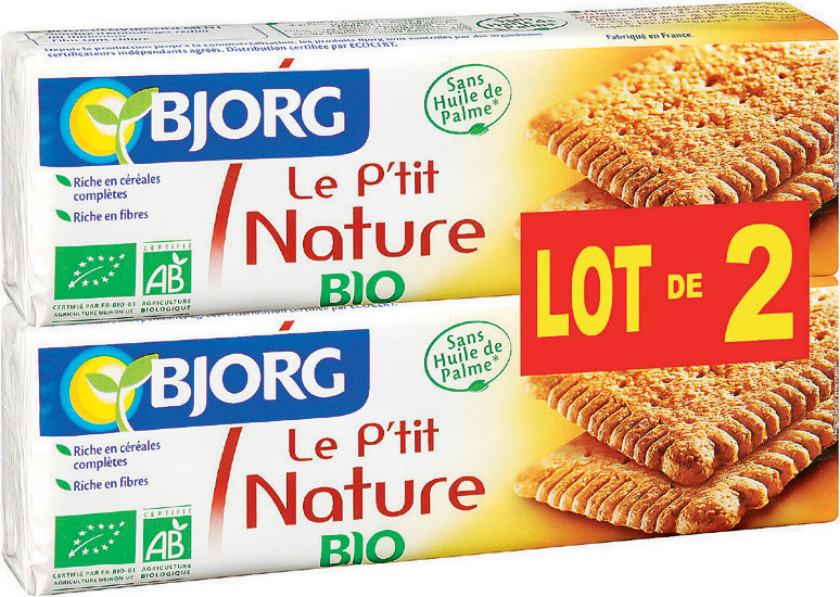 BISCUITS BIO LE P’TIT NATURE “BJORG”