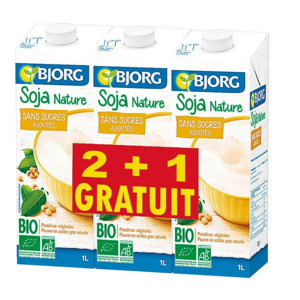 bjorg BOISSON AU SOJA BJORG code EAN 3229820782997 