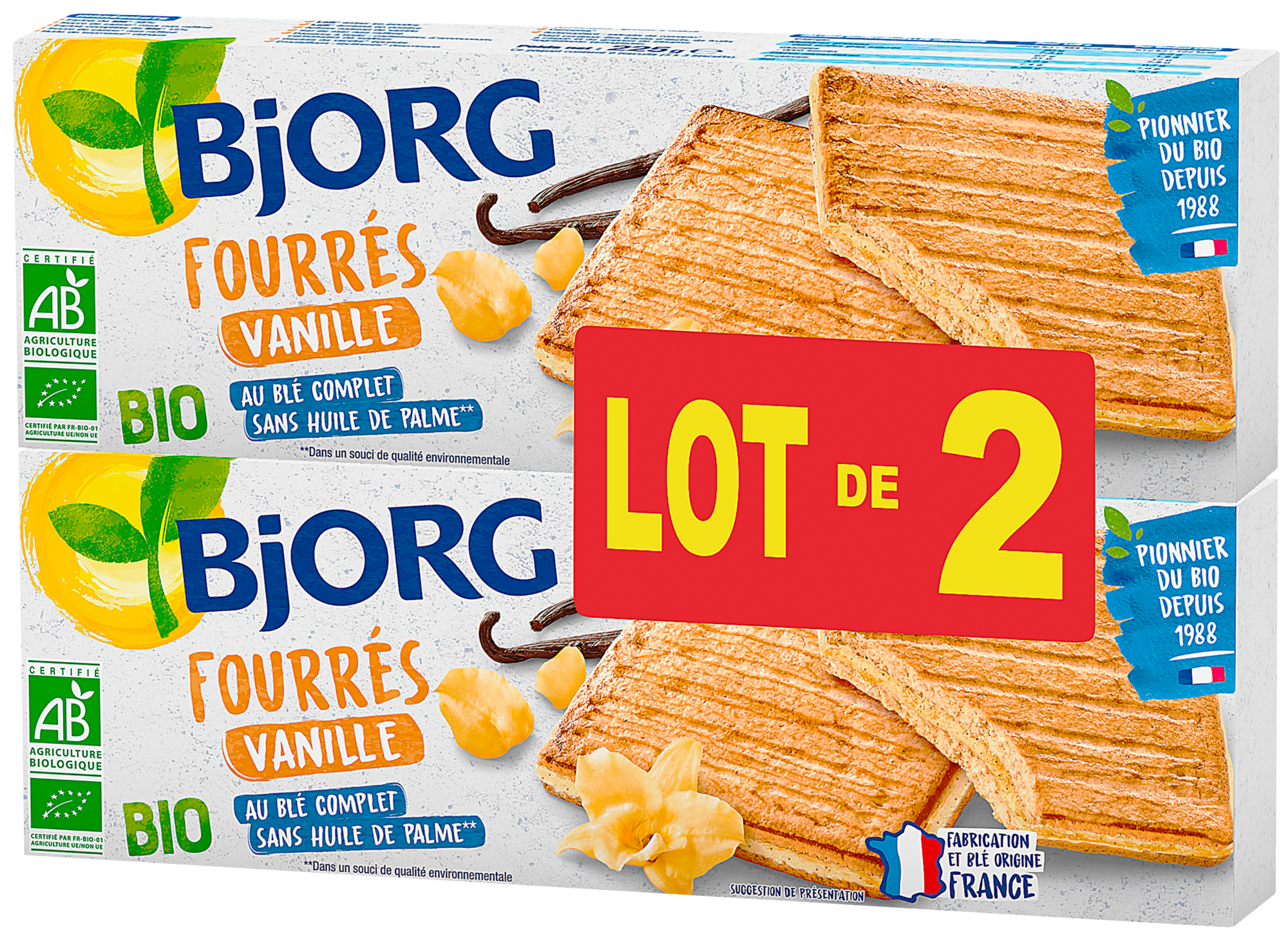 BISCUITS FOURRÉS BIO