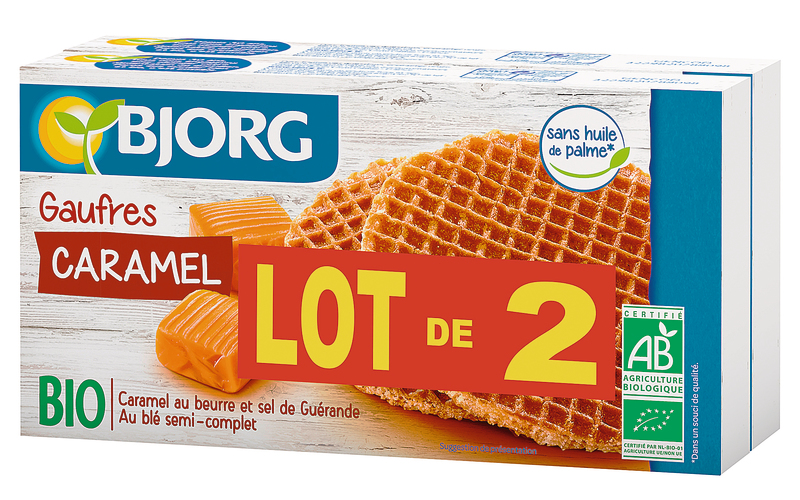 GAUFRES BIO CARAMEL Bjorg