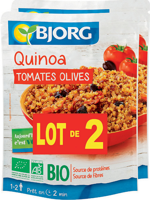 CÉRÉALES CUISINÉES BIO “BJORG”