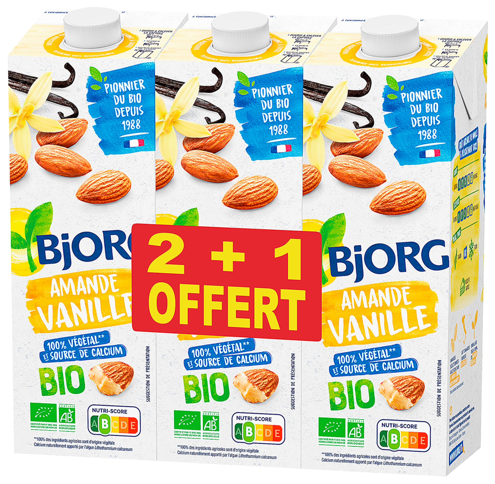 BOISSON VÉGÉTALE AMANDE BIO