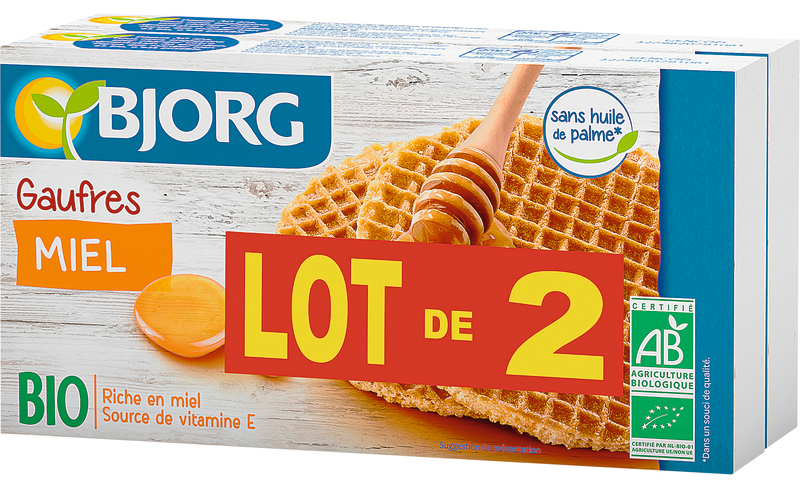 GAUFRES BIO MIEL Bjorg