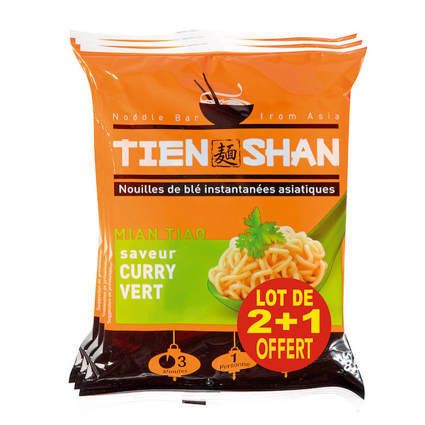 Nouilles de blé instantanées asiatiques