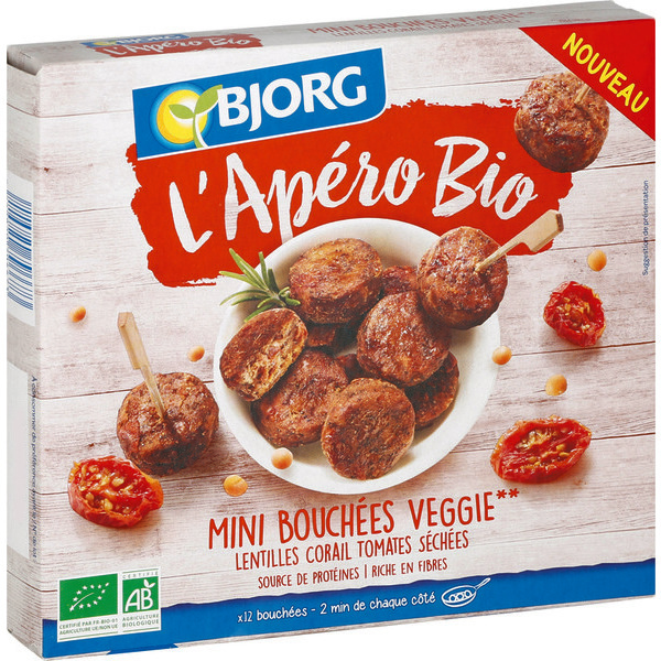 L'Apéro Bio mini bouchées veggie