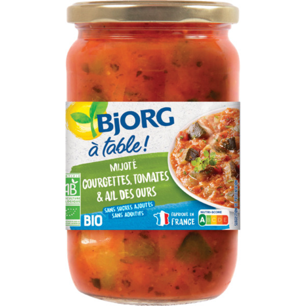 BJORG MIJOTÉ BIO COURGETTE TOMATE AIL DES OURS
BJORG code EAN 3229820799674 