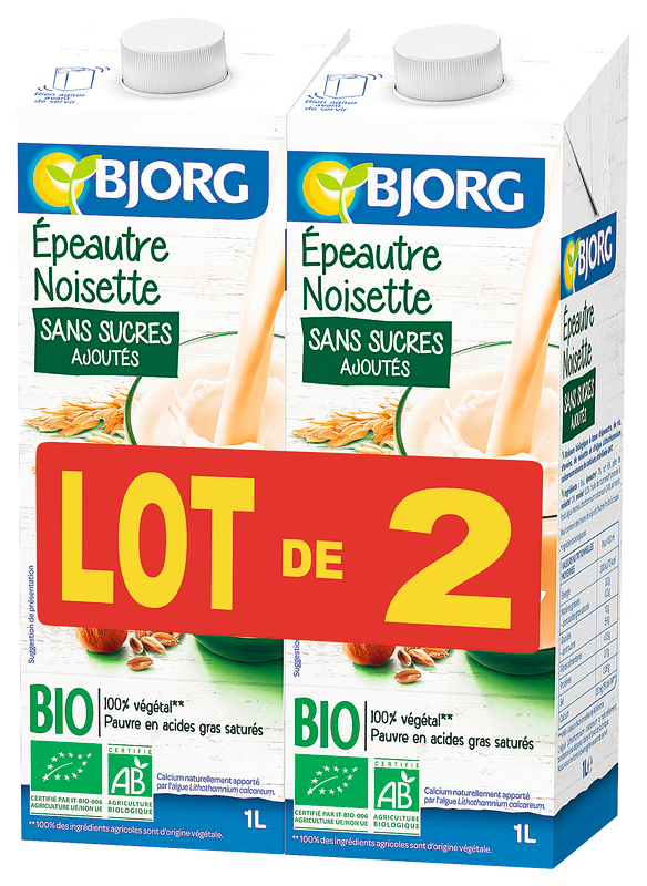 BOISSON BIO ÉPEAUTRE NOISETTE SANS SUCRES AJOUT...