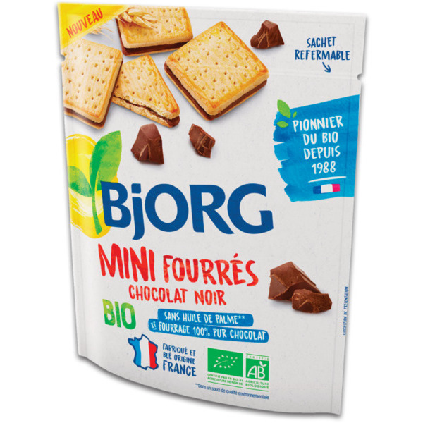 MINI FOURRÉS BIO CHOCOLAT NOIR
BJORG