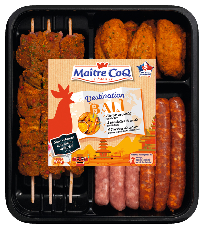 PLATEAU BALI maître coq