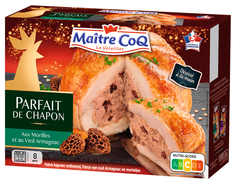 PARFAIT DE CHAPON FARCI AUX MORILLES ET AU VIEL...