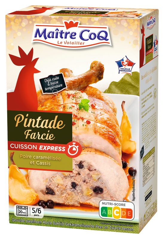 PINTADE FARCIE CASSIS POIRE Maitre Coq