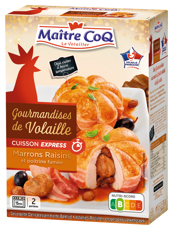 GOURMANDISES DE VOLAILLE  MARRONS RAISINS Maitr...