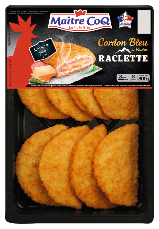 CORDON BLEU DE POULET RACLETTE maître coq