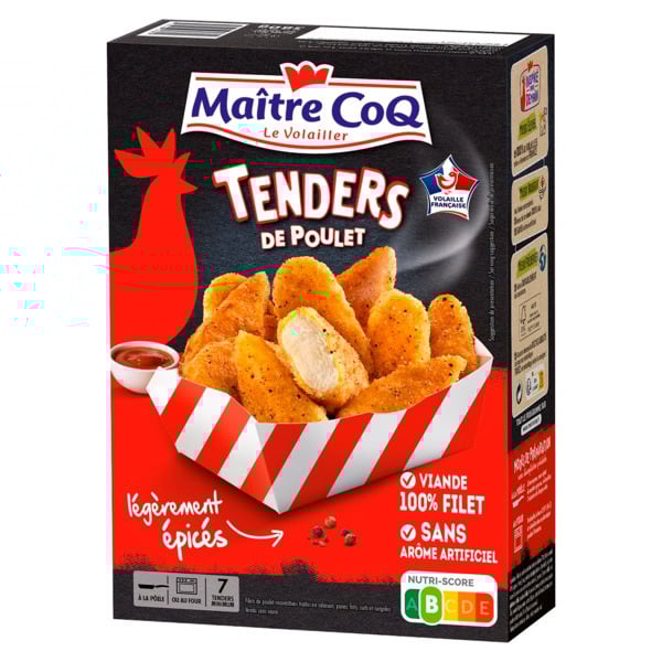  Tenders Filet De Poulet Surgelés Maitre Coq code EAN 3230890013027 