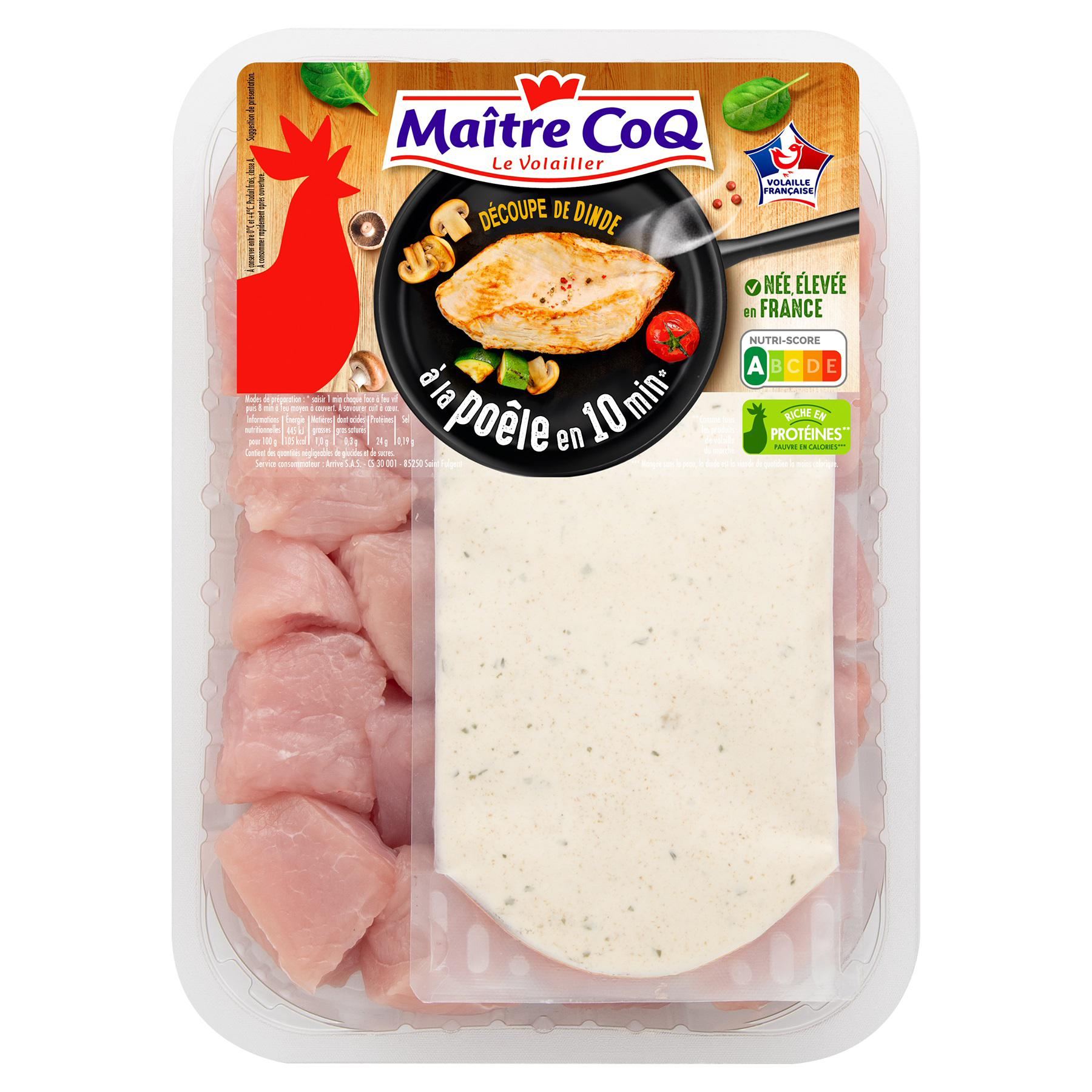 DÉCOUPE DE DINDE AVEC SAUCE KEBAB OU AVEC SAUCE...