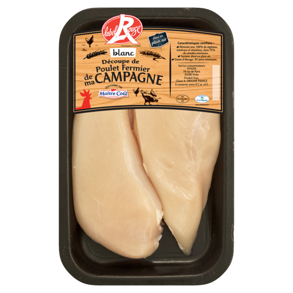 Filet de poulet fermier Label Rouge de ma campagne