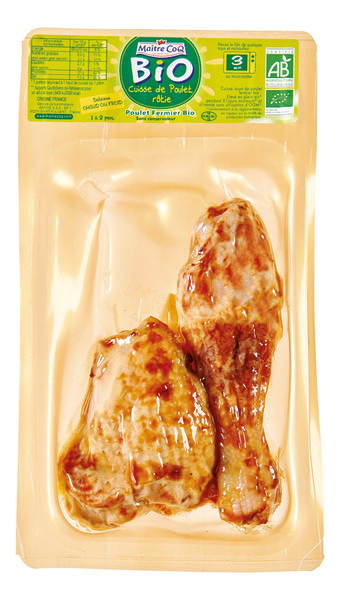 CUISSE DE POULET RÔTIE BIO MAÎTRE COQ