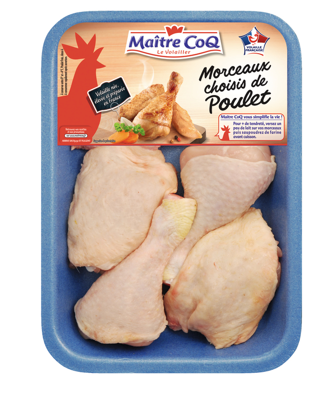 MORCEAUX CHOISIS DE POULET maitre coq
