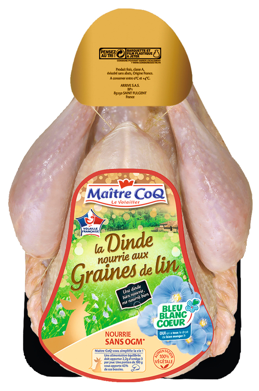 DINDE BBC GRAINES DE LIN Maitre Coq