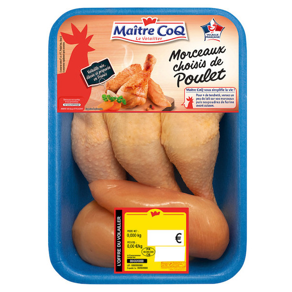 Morceaux choisis de poulet