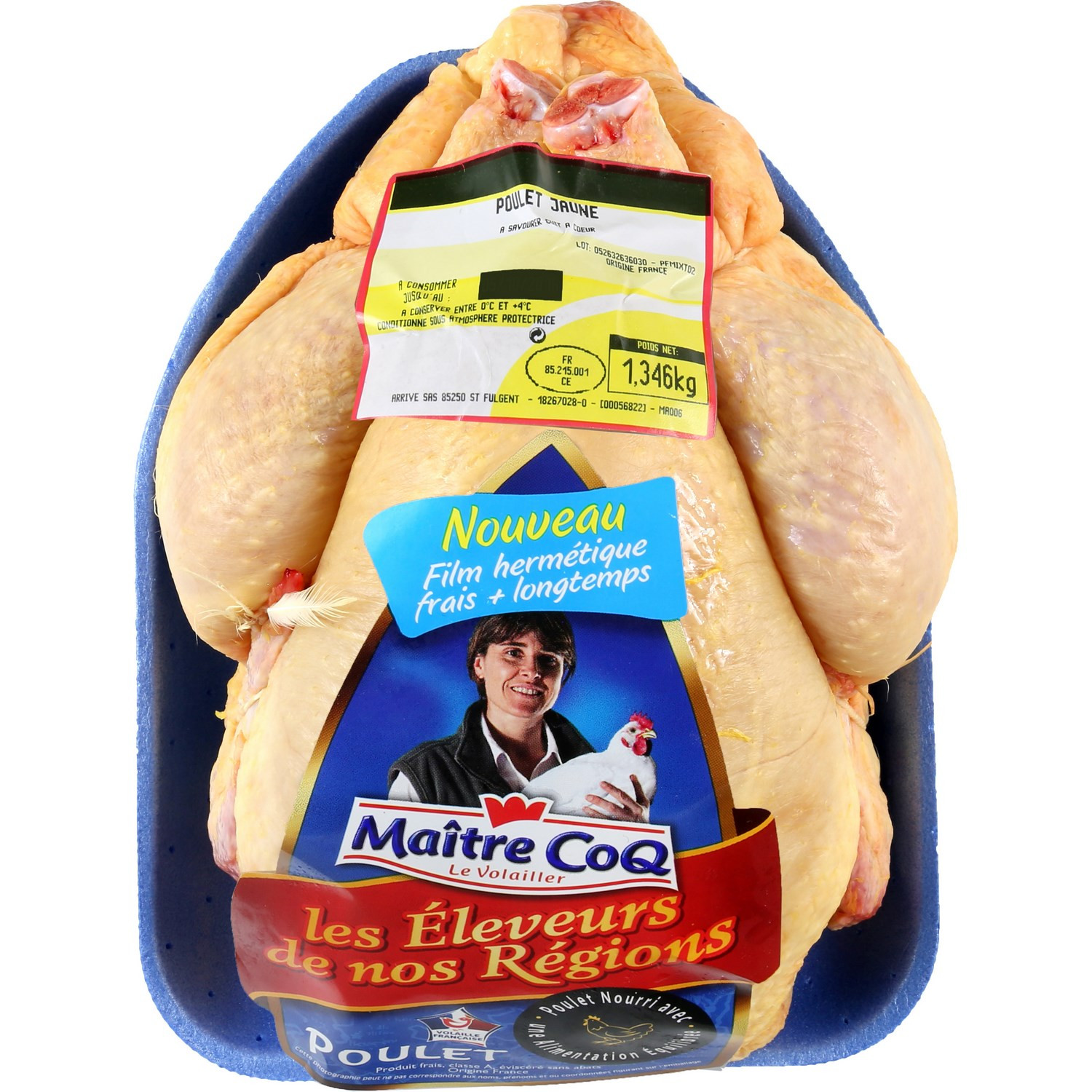 Poulet jaune Eleveurs de nos Régions MAITRE COQ