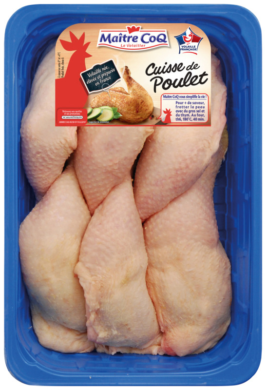 Cuisses de poulet jaune
