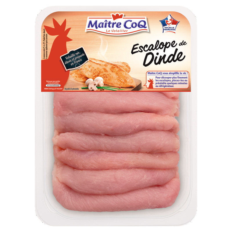 ESCALOPES DE DINDE X 10 Le Gaulois