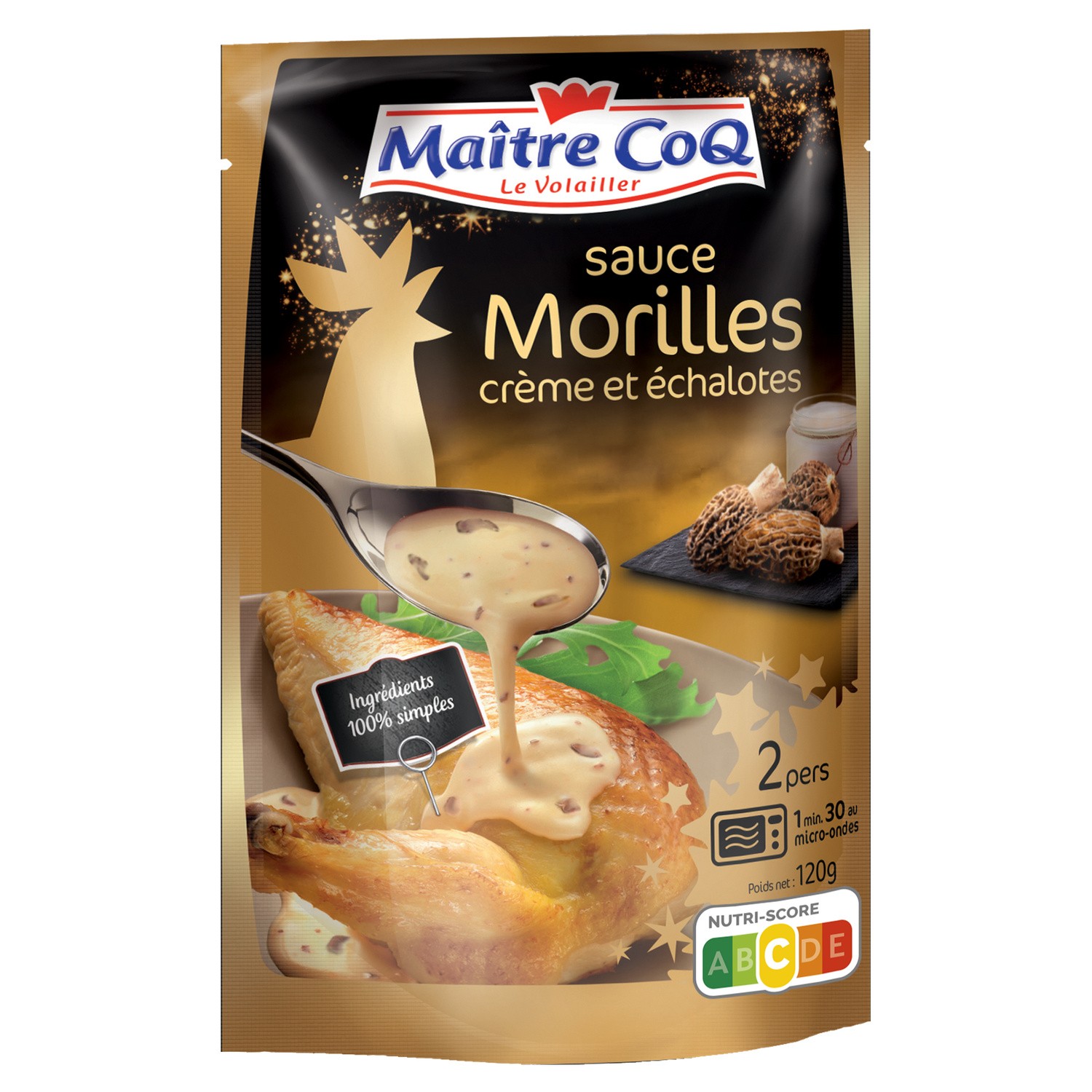 Sauce morilles/crème/échalotes MAITRE COQ