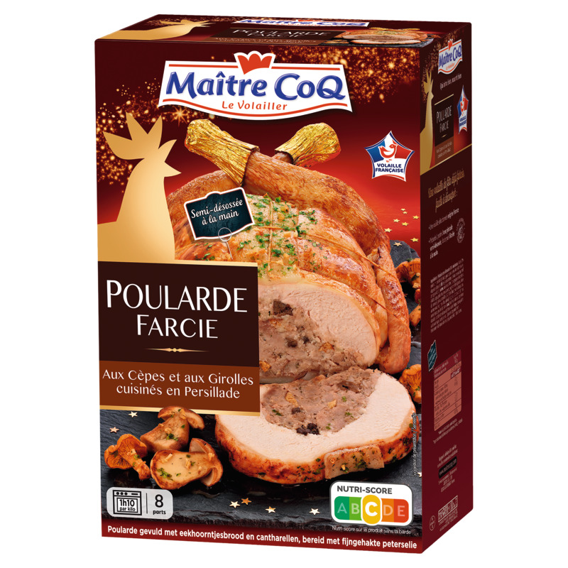 POULARDE FARCIE AUX CÈPES ET AUX GIROLLES Maîtr...
