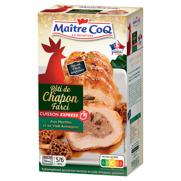 Rôti de chapon farci cuisson express 