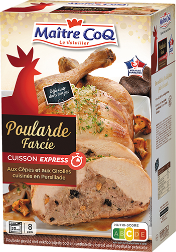 POULARDE FARCIE CUITE