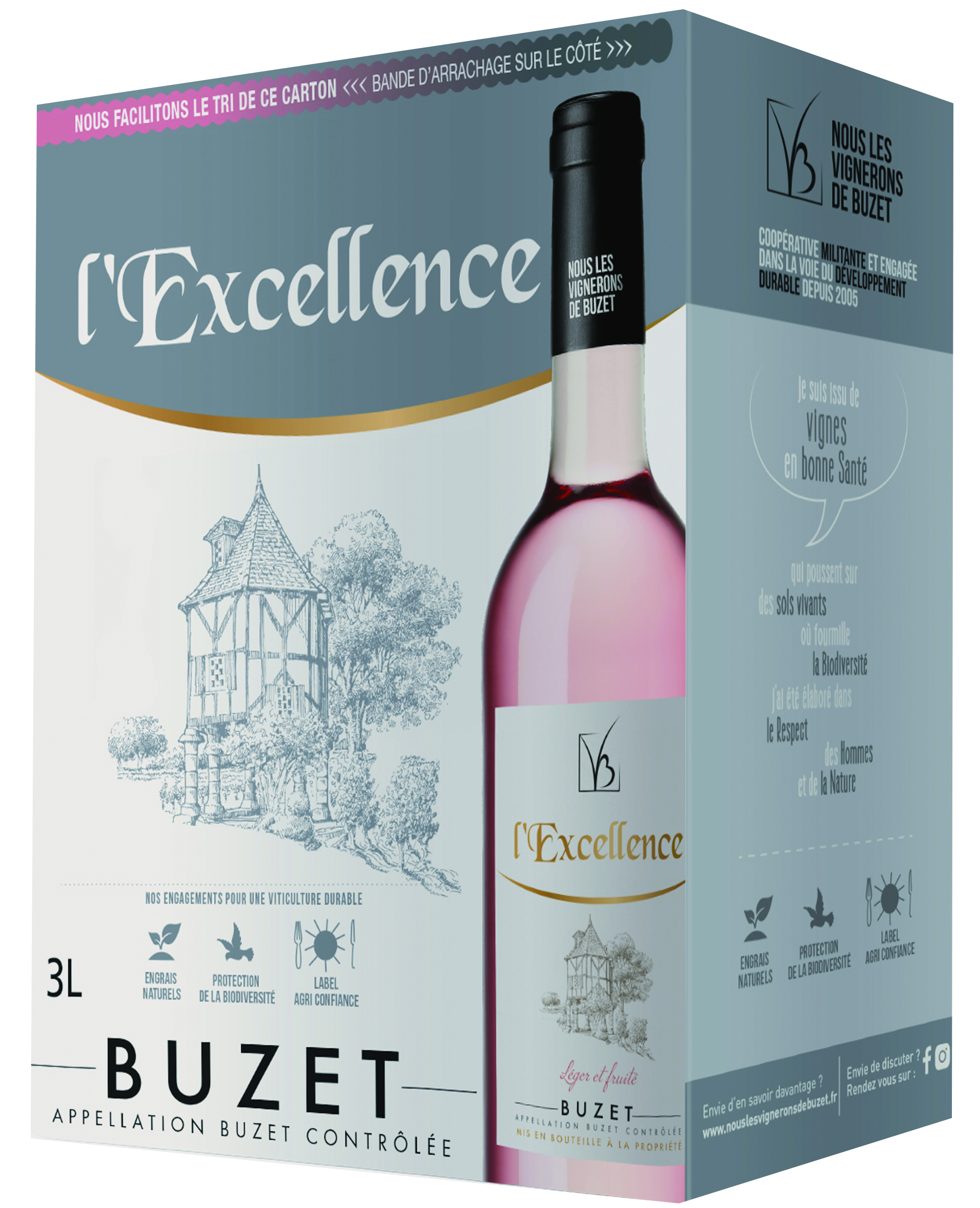 L'EXCELLENCE AOC BUZET code EAN 3231230201371 