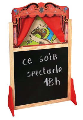 Theatre De Marionnettes En Bois [Jouet]