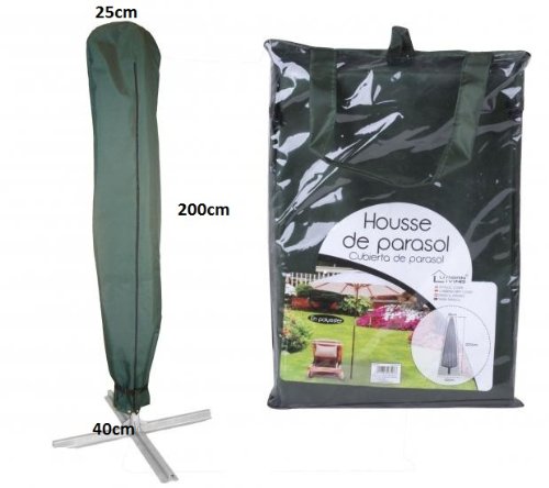 Housse Bache Protection pour Parasol Droit Jusq...