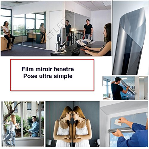 Film miroir sans tain réfléchissant pour vitrag...