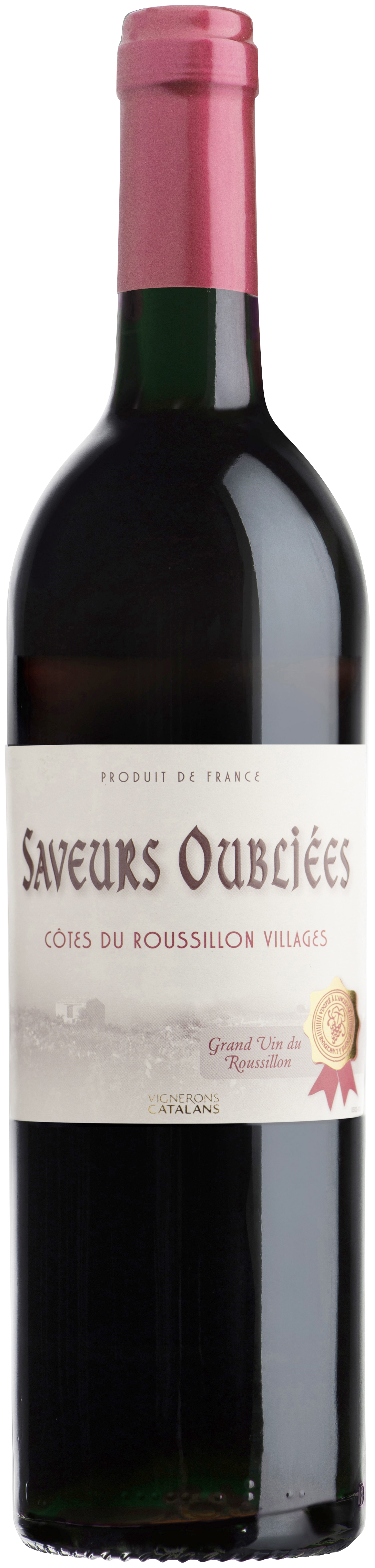 Saveurs oubliées A.O.P. Côtes du Roussillon Villages rouge Saveurs oubliées code EAN 3233960052063 