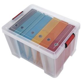  Bac de rangement avec couvercle ClipNStore 45L transparent code EAN 3234530008718 