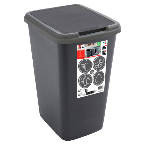  Poubelle Plastique Green Bin Noir Sundis  code EAN 3234530011671 