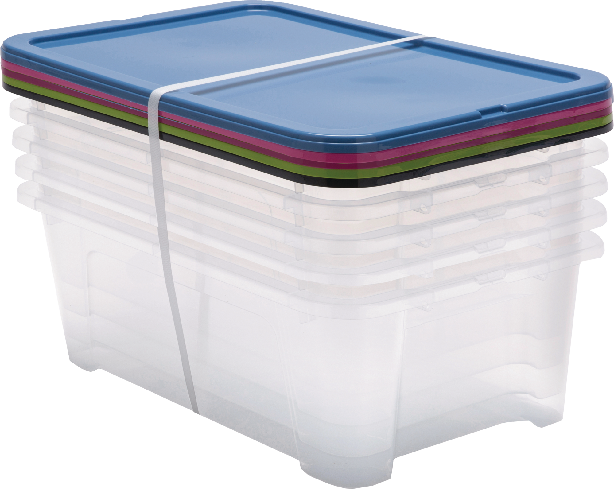 LOT DE 5 BOITES DE RANGEMENT VIEW BOX 10L