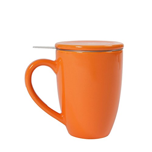 Sema SEMA 96795 Tisanière PM Céramique Orange 8,5 x 12,9 x 12,5 cm code EAN 3235463967950 