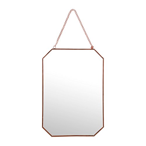 98962 miroir mural hexagonal grand modèle métal...