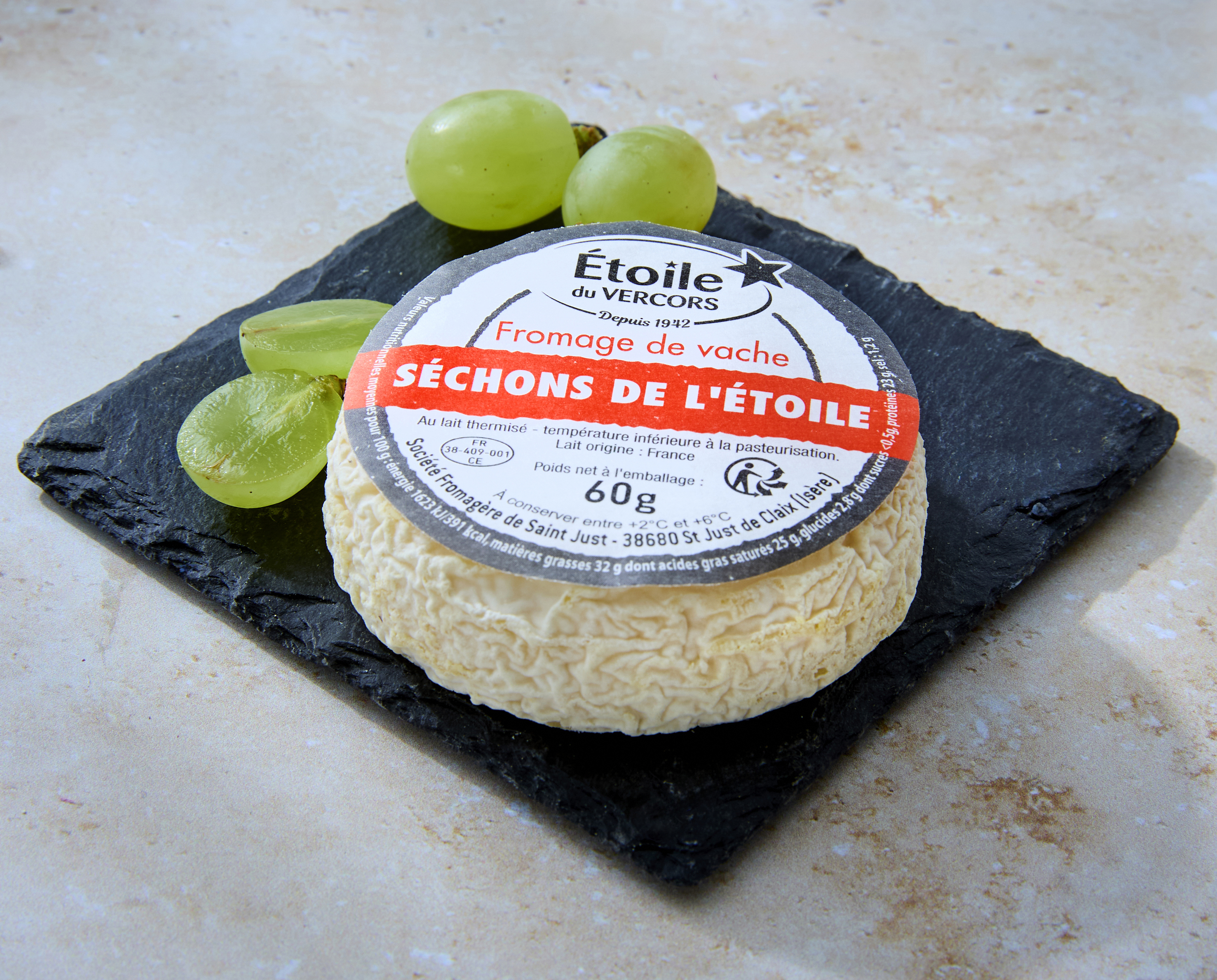 ETOILE DU VERCORS FROMAGE DE VACHE SECHONS DE L'ETOILE code EAN 3237053004700 